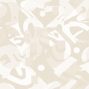 abstract artistic brushstroke beige tan vintage garden collection coordinating collections