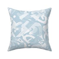 abstract artistic brushstroke blue vintage garden collection coordinating collections