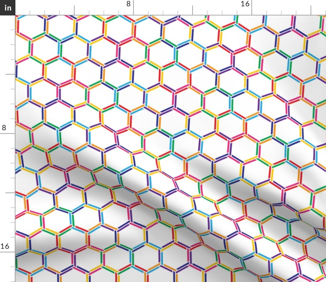 Rainbow Honeycomb Medium 