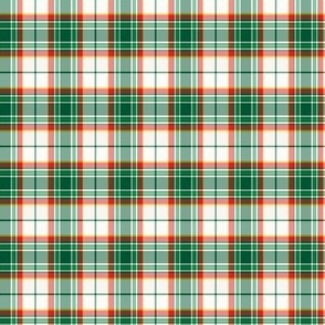 FS Tiny Christmas Plaid Red and Green Check Design