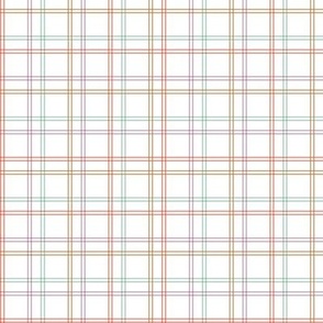 Grid Plaid - Multi Bright, Tiny Scale