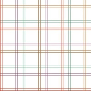 Grid Plaid - Multi Bright, Small Scale