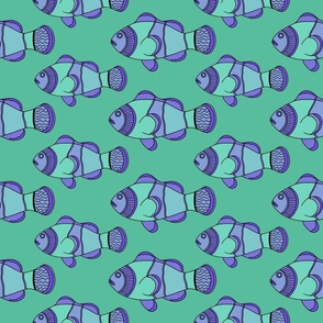 2378_green-purple_fish_green-bkgrnd