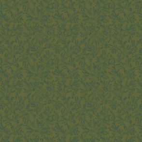 Vetch Vines tile dk green