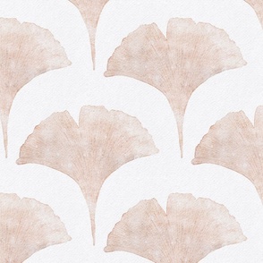 watercolor ginkgo leaf - modern neutrals color palette - watercolor neutral botanical wallpaper