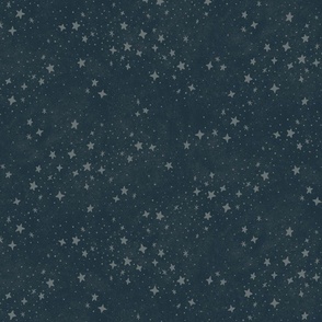 Scattered Stars - 12" large - midnight blue 