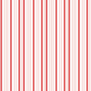 red and pink christmas stripes