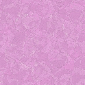 Heart in Square - Background - Cartoon -Light Pink