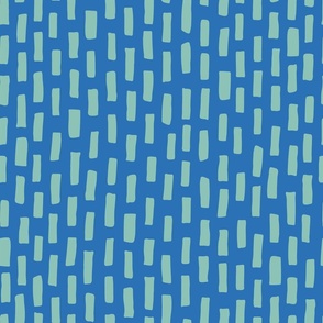Blue Rectangles, hand drawn modern geo, simple blue, pastel blue