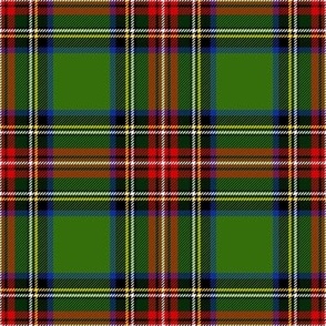 Green tartan, plaid. Stewart tartan. Checkered pattern.