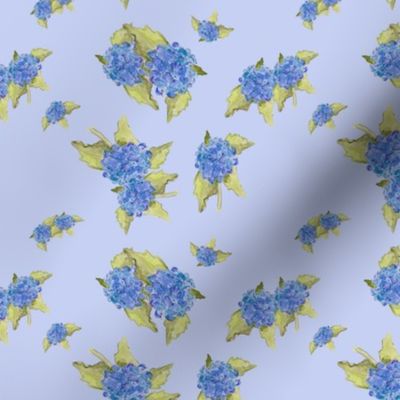 Blue Hydrangea Pattern