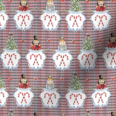 Christmas Nutcrackers and Tree Plaid