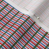 Blue Red and Green Stripes