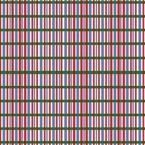 Blue Red and Green Stripes