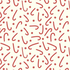 Christmas red candy canes confetti medium 
