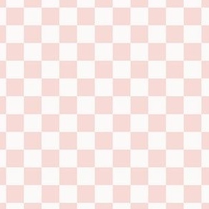 mini checkerboard / light pink