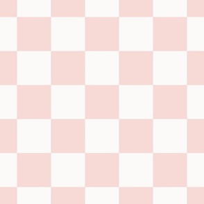 large checkerboard / light pink