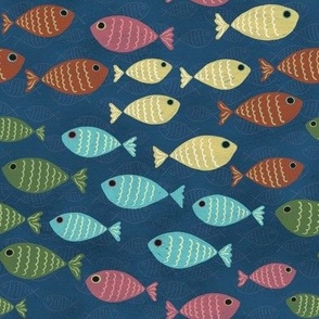 Kids Fishy fishy- Blue