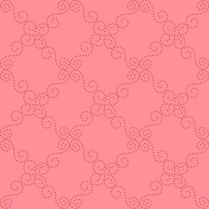 Swirls and dots spring folk colorway