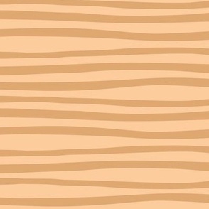 Wavy Groovy Stripes-Gold Brown Tan 