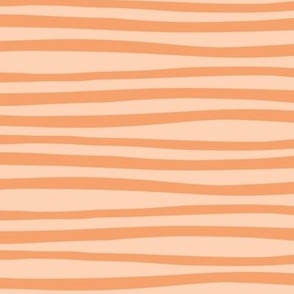 Wavy Groovy Stripes-Orange 