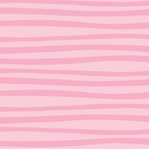 Wavy Groovy Stripes-Pink 