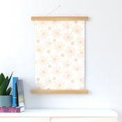summer's end helianthus floral XL scale soft blush by Pippa Shaw