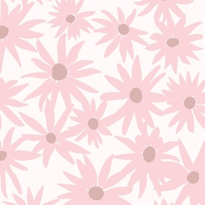 Dakota Daisy Maxi Jumbo - Light Pink On Baby Rose