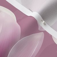 Pink botanicals magnolias - TEA TOWEL