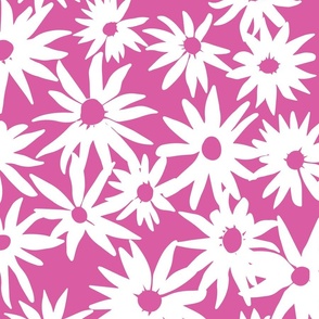 Dakota Daisy Maxi Jumbo - Pink & White