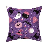 Double Double Toil & Trouble Kids Kawaii Halloween Print