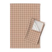 Sienna Brown Color Autumn Plaid