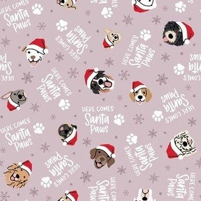 Santa Paws - Lavender, Small Scale