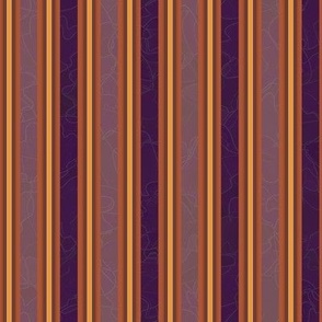 Ameba - Stripes and Faded Stripes on Background with Outlines - Purple