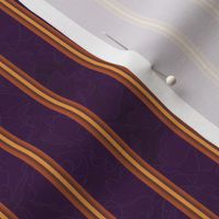 Ameba - Stripes on Background with Outlines - Purple