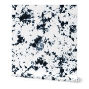 (L) Graphite and white marble - Tie-Dye Shibori Texture