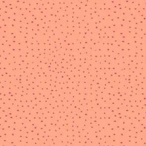 Small Blender Coral and Pink Polka Dots
