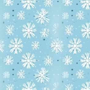 Snowflakes_Pastel Blue