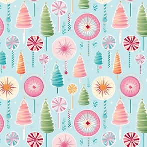 Candy Land Pastel Christmas