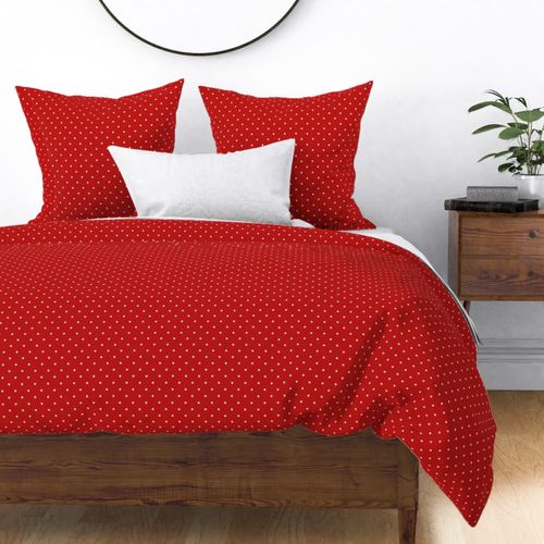 christmas red polka dots