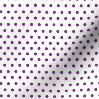 "Ring The Bell" Polka Dot QTR INCH Purple 