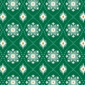 S - Snow Sparkle - green
