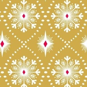 L - Snow Sparkle - gold