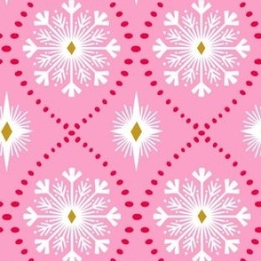 L - Snow Sparkle - pink