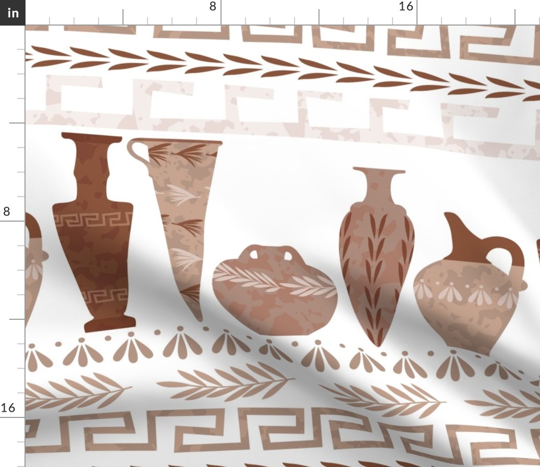 Greek pattern, vases