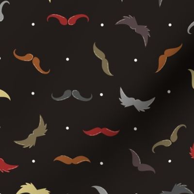 Mustache_Brown_Pattern