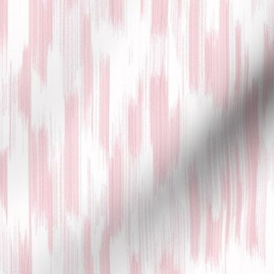 Kiersten Ikat Gina3 Pink on White 