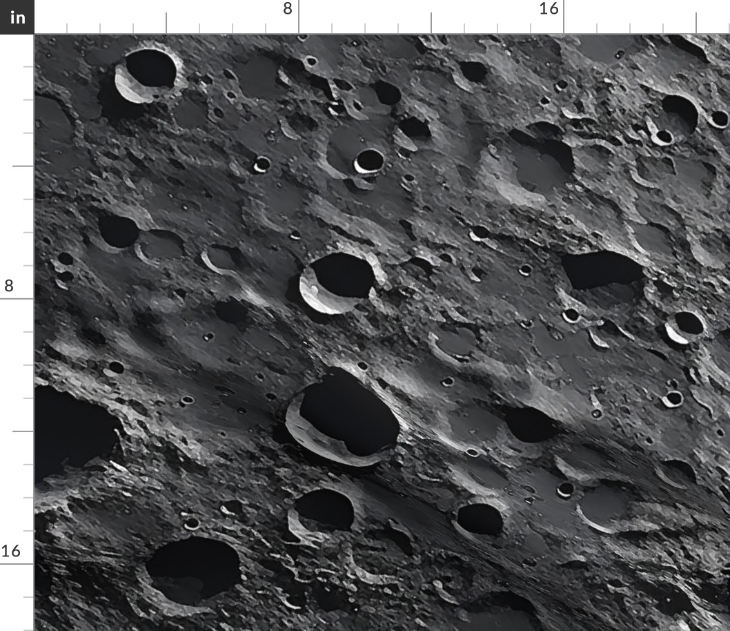 moon surface L