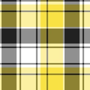 FS Fan Fashion Forward: Black, White, and Yellow Plaid Design Team Colors Edition 