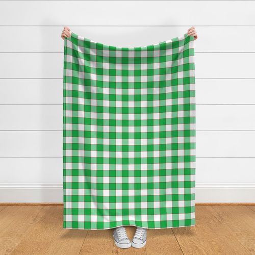 FS Classic Holiday Style: Green, Red, White Plaid Check for Christmas  